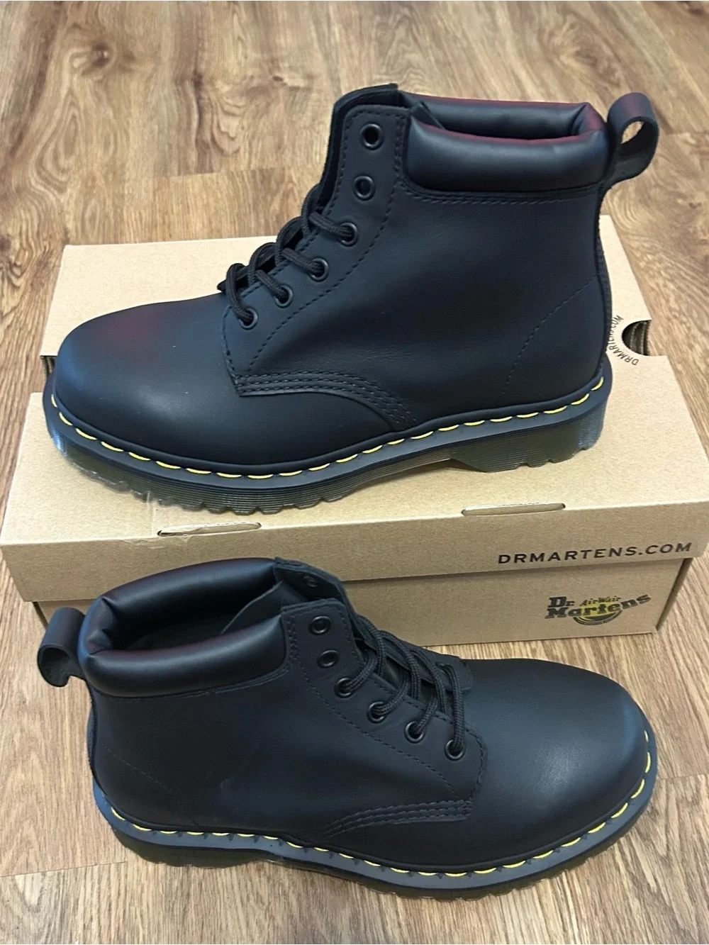 DR MARTENS 939 Ben black leather lace up boots shoes women’s 9 new